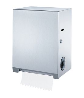 photo Satin Finish Stainless Steel Surface Mounted Paper Towel Dispenser