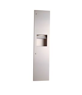 Recessed Paper Towel Dispenser/Waste Receptacle