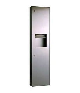 photo Surface mounted Paper Towel Dispenser/Waste Receptacle