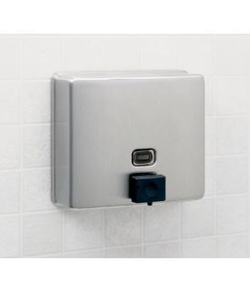 Satin-Finish Stainless Steel Surface Mounted Soap Dispenser