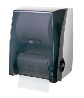 photo Distributeur de papier essuie-mains en plastic transparent en surface