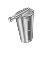 Chrome-plated brass Surface mounted Soap Dispenser