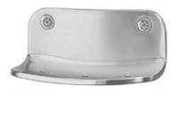 Security soap dish with three drain holes.