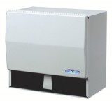 photo de Surface Mounted White Epoxy Standard Paper Towel Dispenser