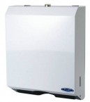 Surface Mounted White Epoxy Paper Towel Dispenser