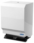 photo de Surface Mounted White Epoxy Paper Towel Dispenser