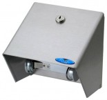 photo Surface-Mounted Toilet Tissue Dispenser with Hood