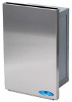 photo Recessed Sanitary Napkin Disposal Stainless Steel with Coverall Door