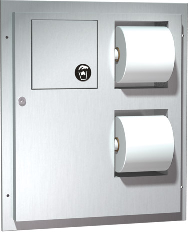 photo Partition mounted Paper Towel Dispenser / Disposal