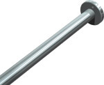Heavy Duty Stainless Steel Shower Curtain Rod 1-1/4" dia.