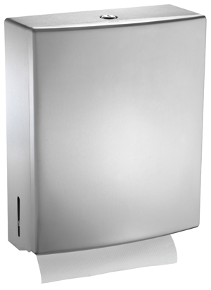 photo de Surface Mounted Stainless Steel Paper towel dispenser